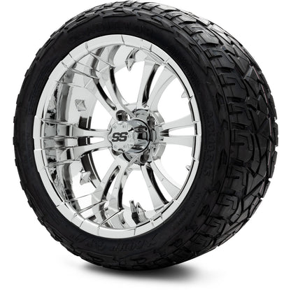 MODZ® 15" Vampire Chrome Wheels & Off-Road Tires Combo