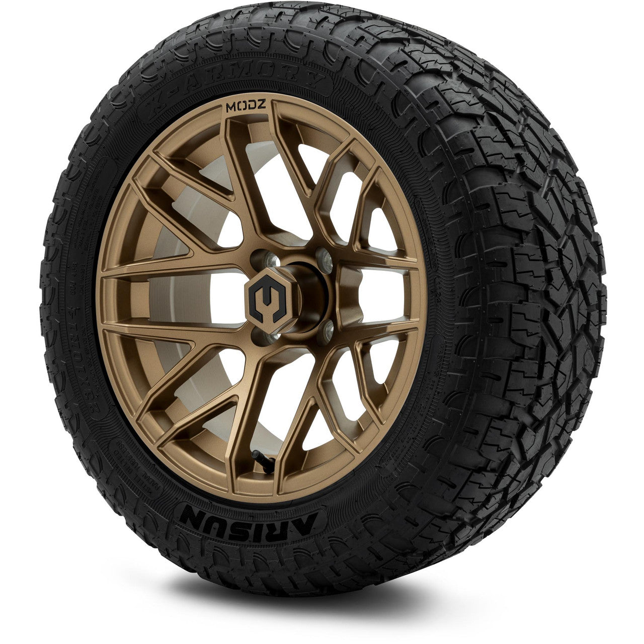 MODZ® 14" Matrix Matte Bronze Wheels & Off-Road Tires Combo