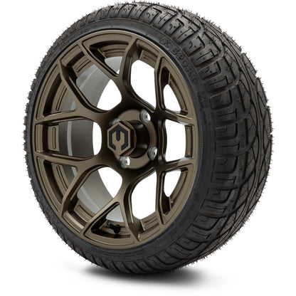 MODZ® 14" Renegade Matte Bronze Wheels & Street Tires Combo