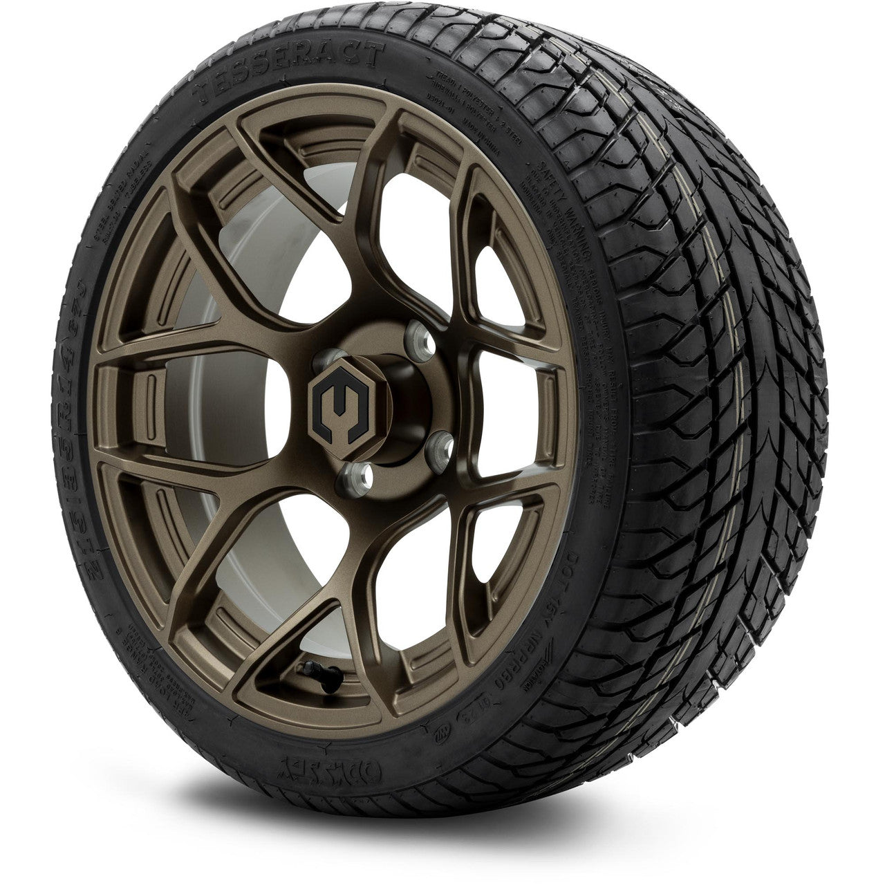 MODZ® 14" Renegade Matte Bronze Wheels & Street Tires Combo