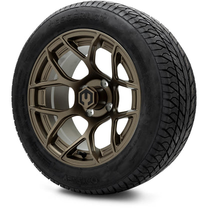 MODZ® 14" Renegade Matte Bronze Wheels & Street Tires Combo