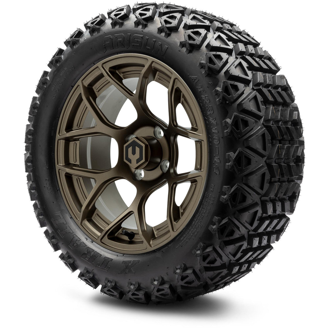 MODZ® 14" Renegade Matte Bronze Wheels & Off-Road Tires Combo