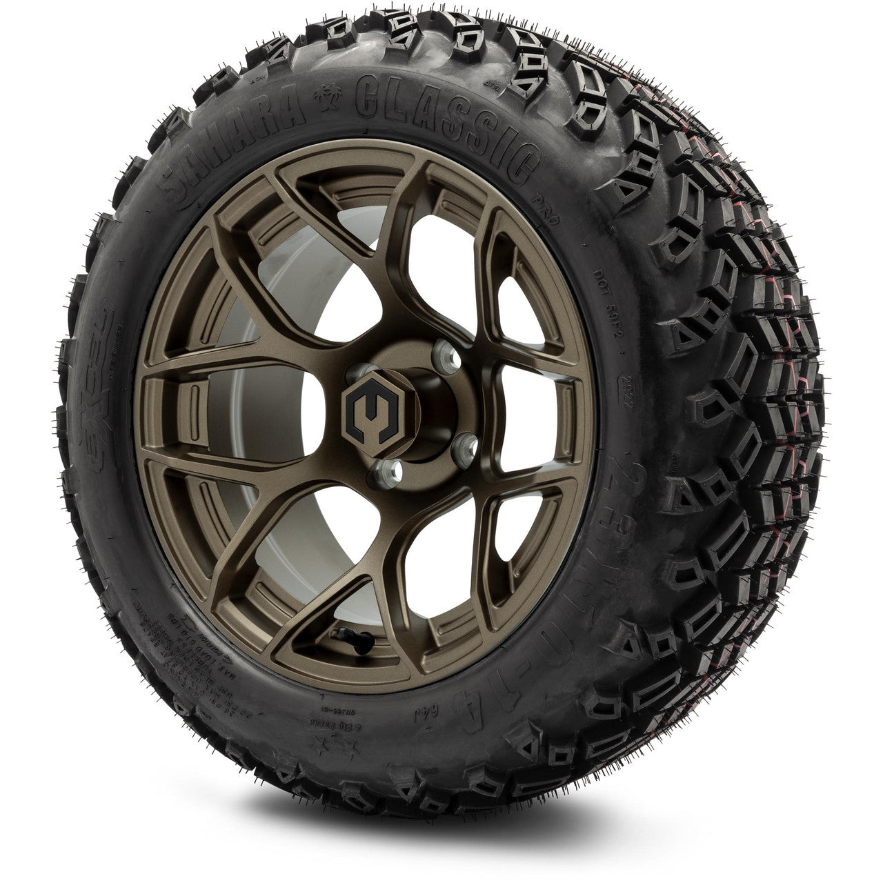 MODZ® 14" Renegade Matte Bronze Wheels & Off-Road Tires Combo