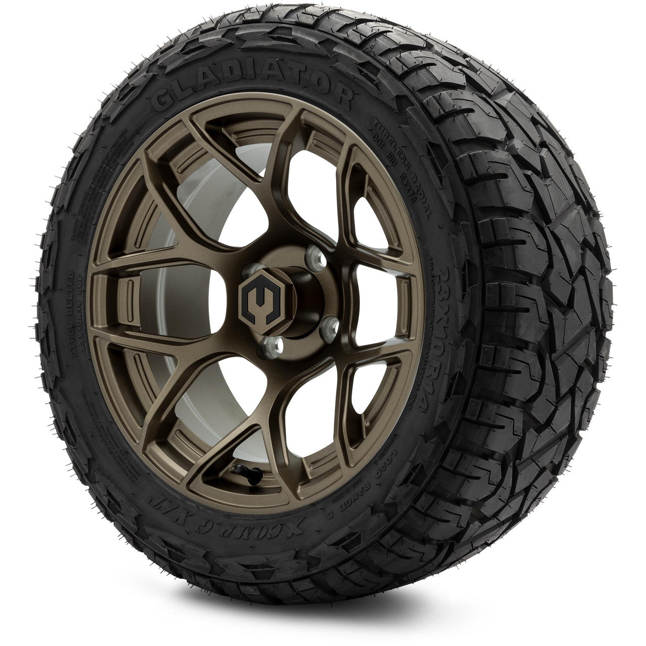 MODZ® 14" Renegade Matte Bronze Wheels & Off-Road Tires Combo