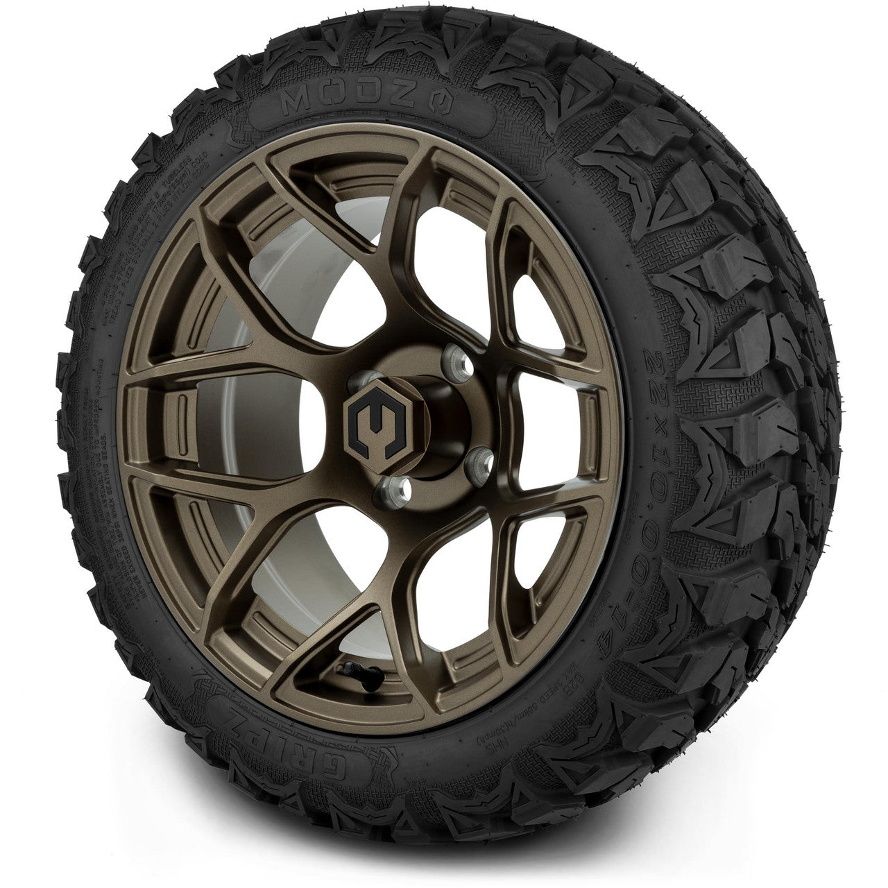 MODZ® 14" Renegade Matte Bronze Wheels & Off-Road Tires Combo