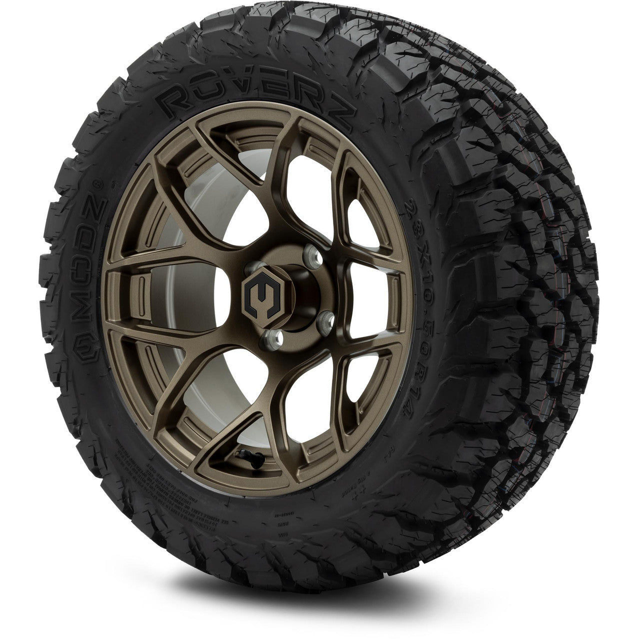 MODZ® 14" Renegade Matte Bronze Wheels & Off-Road Tires Combo