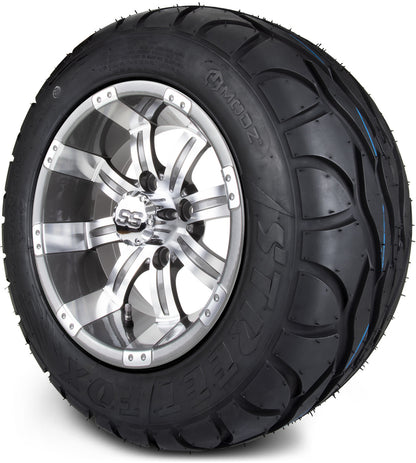 MODZ® 12" Tempest Gunmetal Wheels & Street Tires Combo