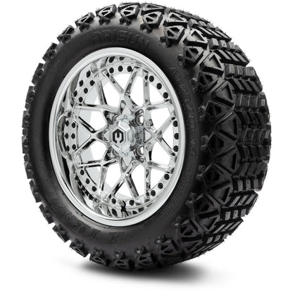 MODZ® 14" Formula Chrome Wheels & Off-Road Tires Combo
