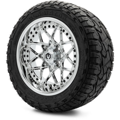 MODZ® 14" Formula Chrome Wheels & Off-Road Tires Combo