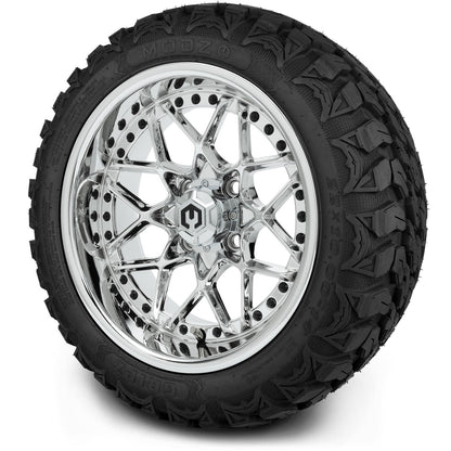 MODZ® 14" Formula Chrome Wheels & Off-Road Tires Combo