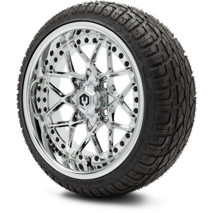 MODZ® 14" Formula Chrome Wheels & Street Tires Combo