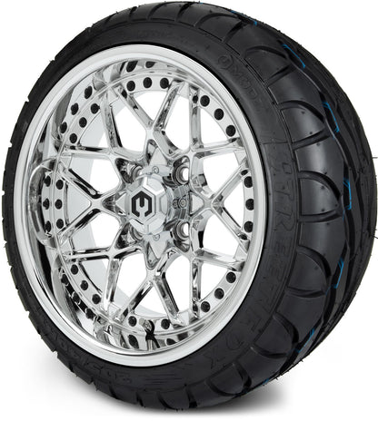 MODZ® 14" Formula Chrome Wheels & Street Tires Combo