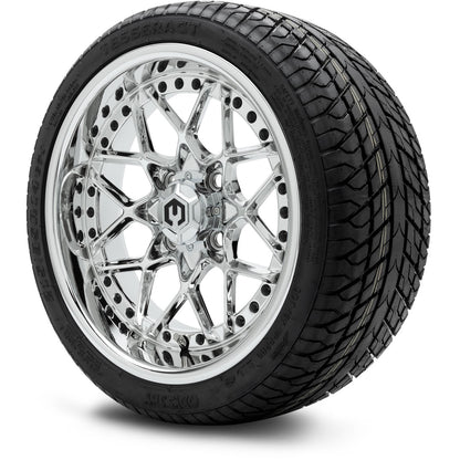 MODZ® 14" Formula Chrome Wheels & Street Tires Combo