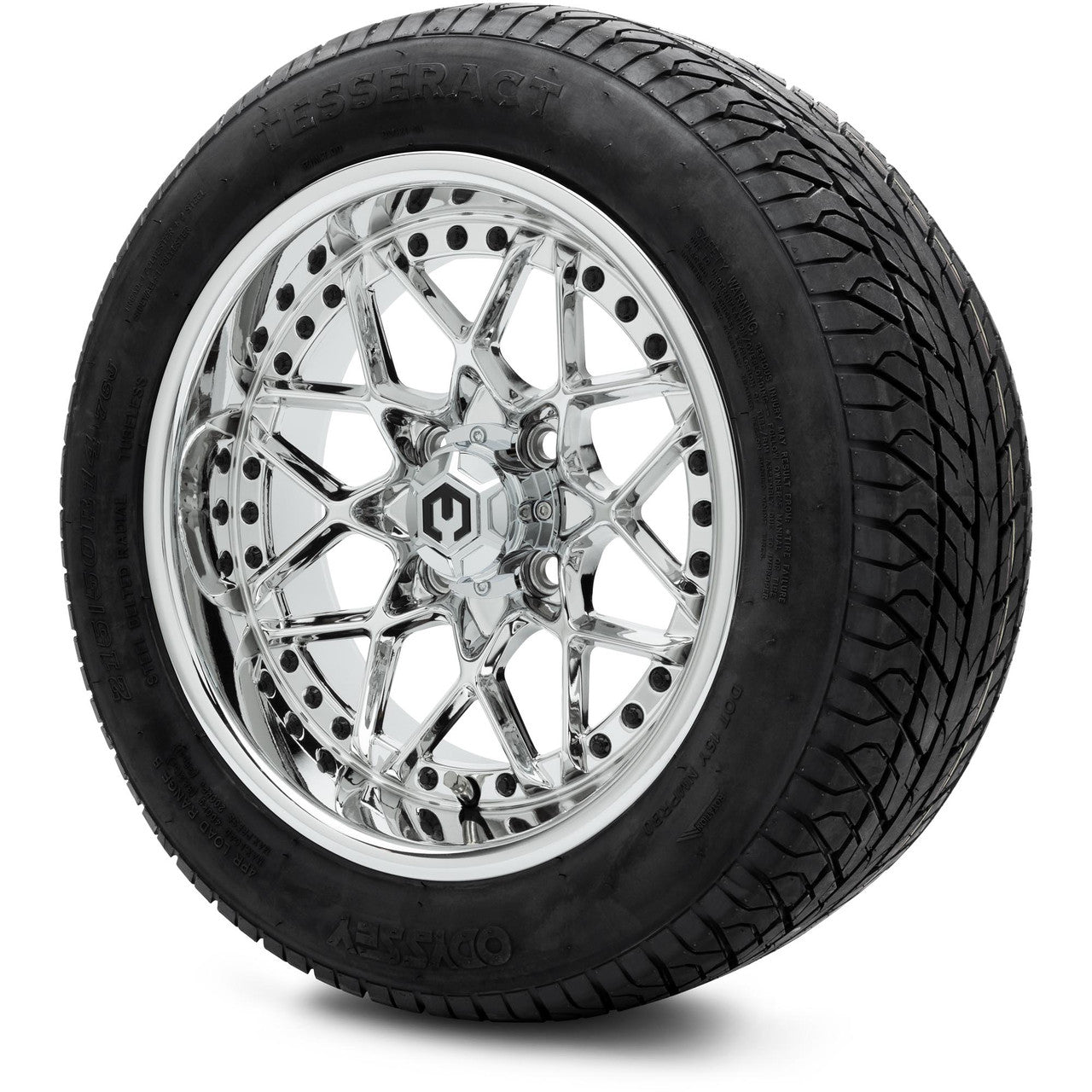 MODZ® 14" Formula Chrome Wheels & Street Tires Combo