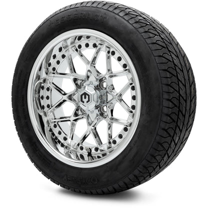 MODZ® 14" Formula Chrome Wheels & Street Tires Combo