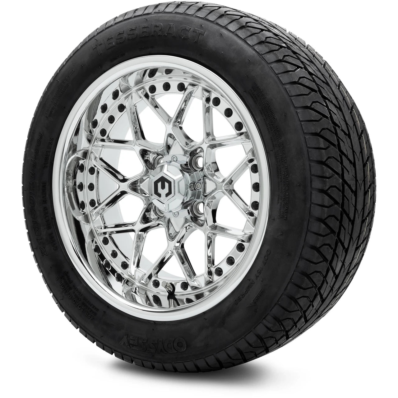 MODZ® 14" Formula Chrome Wheels & Street Tires Combo