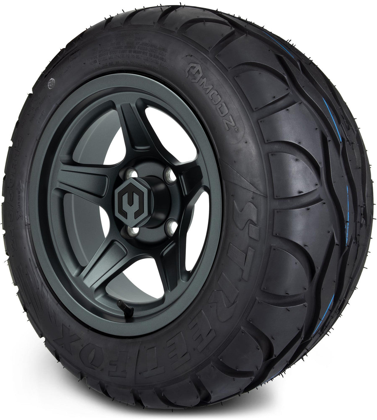 MODZ® 12" Drift Gunmetal Wheels & Street Tires Combo