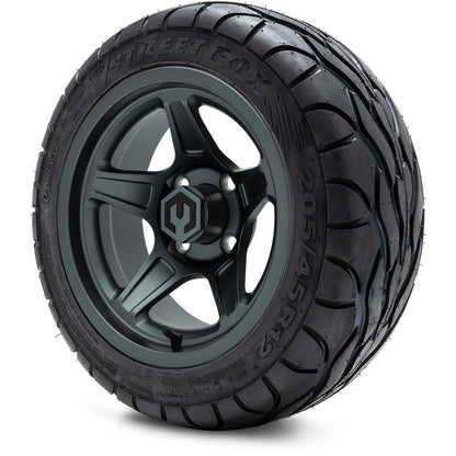 MODZ® 12" Drift Gunmetal Wheels & Street Tires Combo