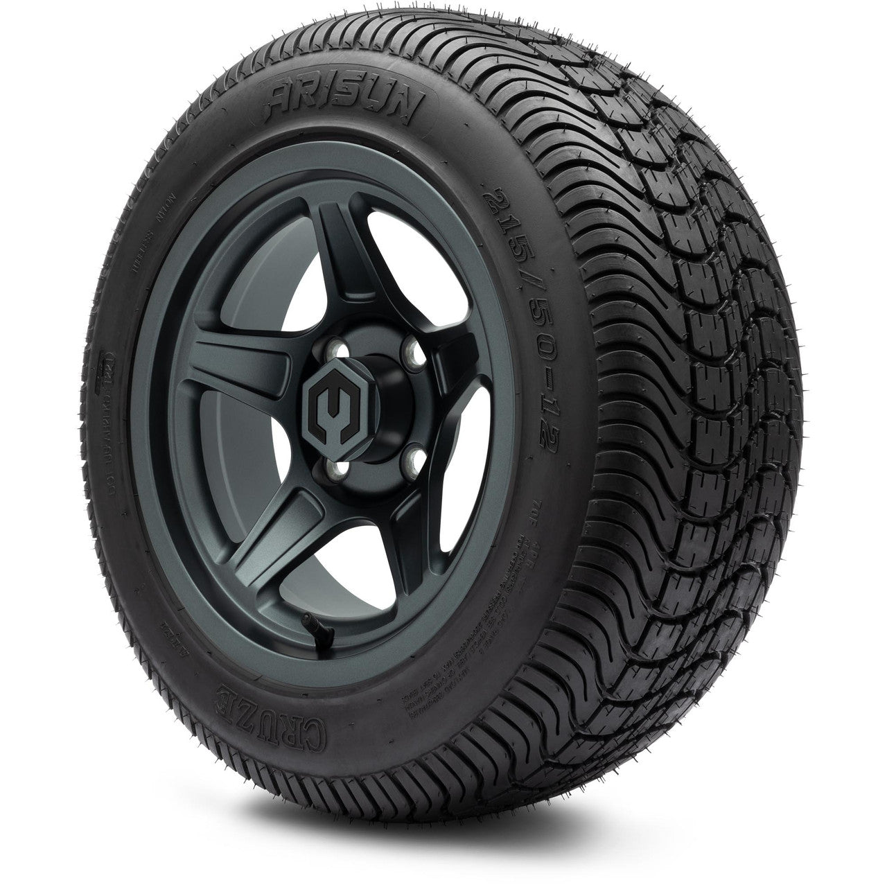 MODZ® 12" Drift Gunmetal Wheels & Street Tires Combo