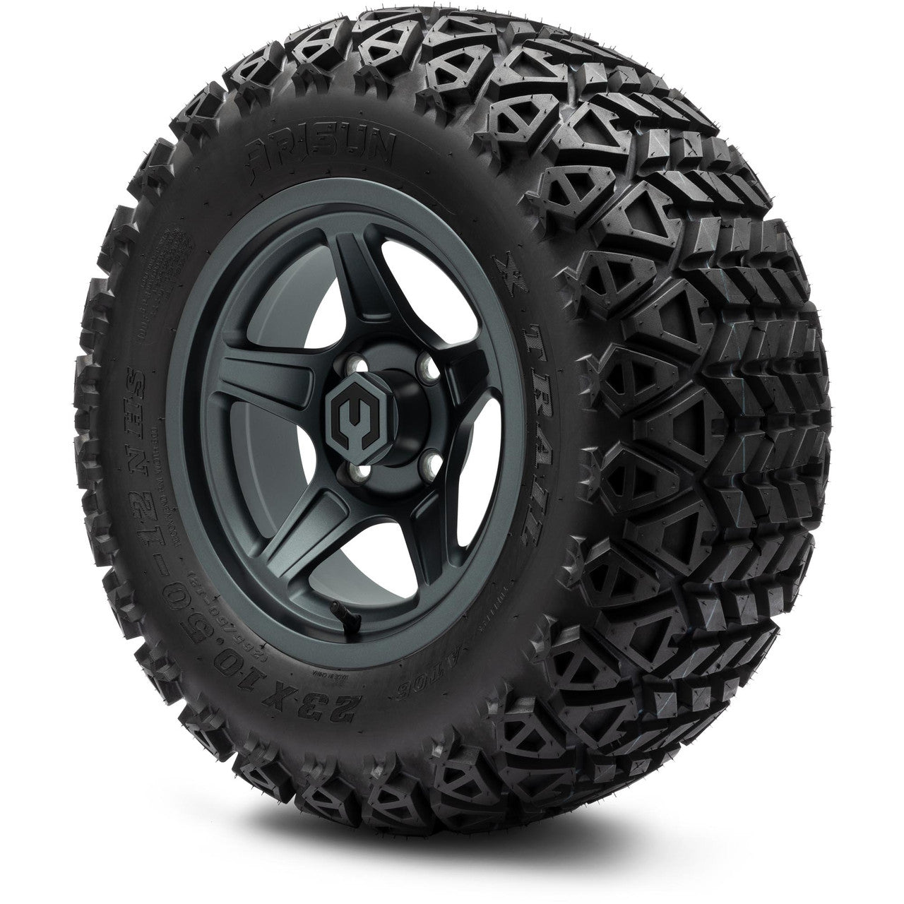 MODZ® 12" Drift Gunmetal Wheels & Off-Road Tires Combo