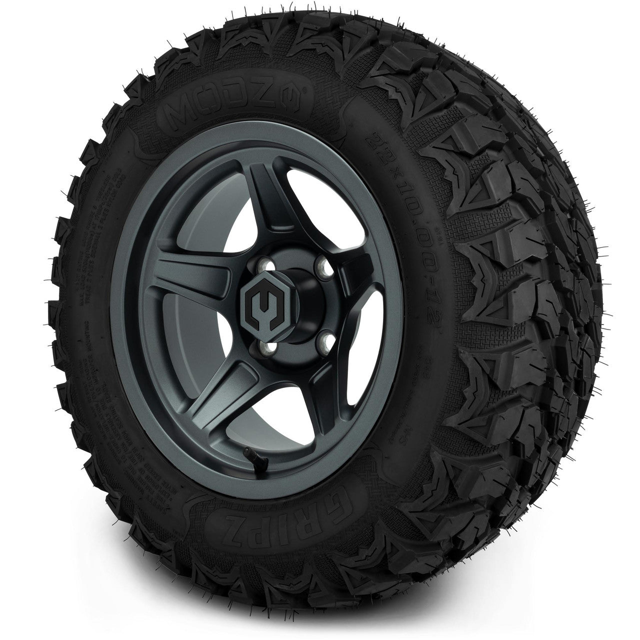 MODZ® 12" Drift Gunmetal Wheels & Off-Road Tires Combo