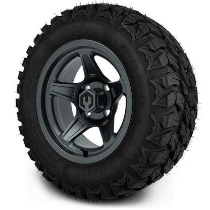 MODZ® 12" Drift Gunmetal Wheels & Off-Road Tires Combo