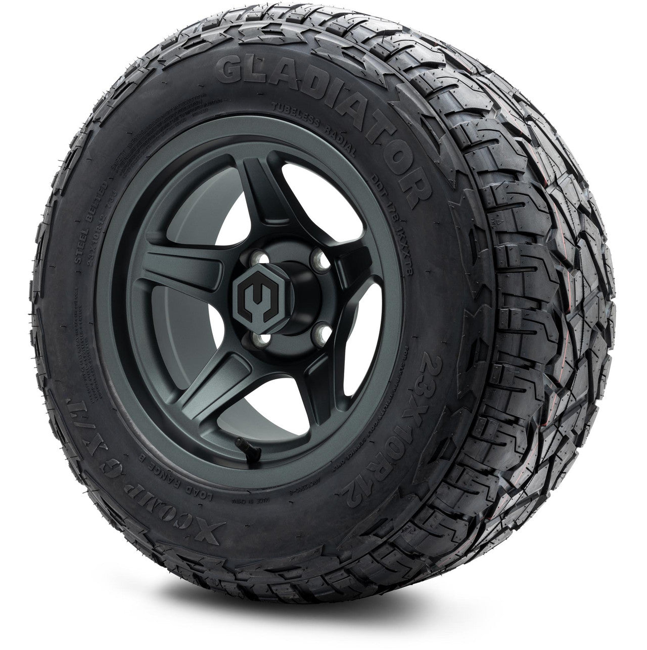 MODZ® 12" Drift Gunmetal Wheels & Off-Road Tires Combo