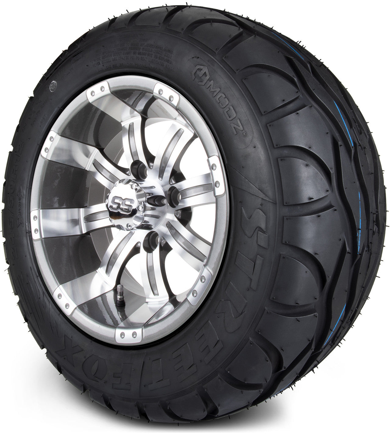 MODZ® 12" Tempest Gunmetal Wheels & Street Tires Combo