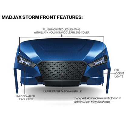 MadJax® Storm Body Kit for EZGO TXT - Admiral Blue Metallic