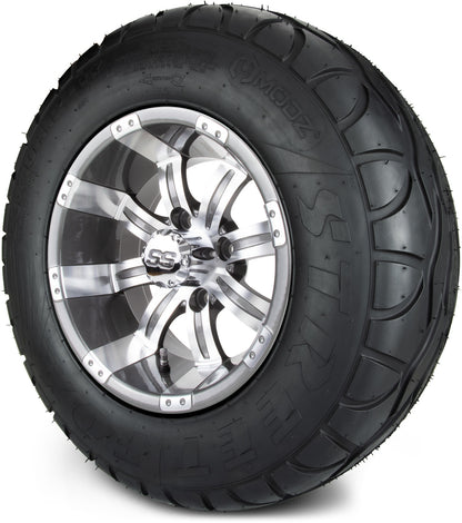 MODZ® 12" Tempest Gunmetal Wheels & Street Tires Combo