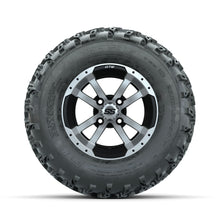 GTW Storm Trooper Machined/Black 10 in Wheels with 20x10.00-10 Rogue All Terrain Tires – Full Set