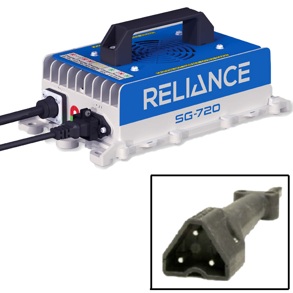 RELIANCETM EZGO RXV/TXT/Express SG-720 High Frequency Industrial Charger - 48v 3-Pin Paddle
