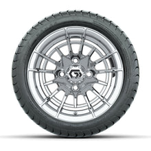 GTW® Boost Chrome 12 in Wheels with 215/35-12 Mamba Street Tires – Full Set