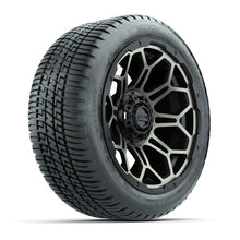 GTW® Bravo Black/Bronze 14 in Wheels with 205/30-R14 Fusion Street Tires – Full Set