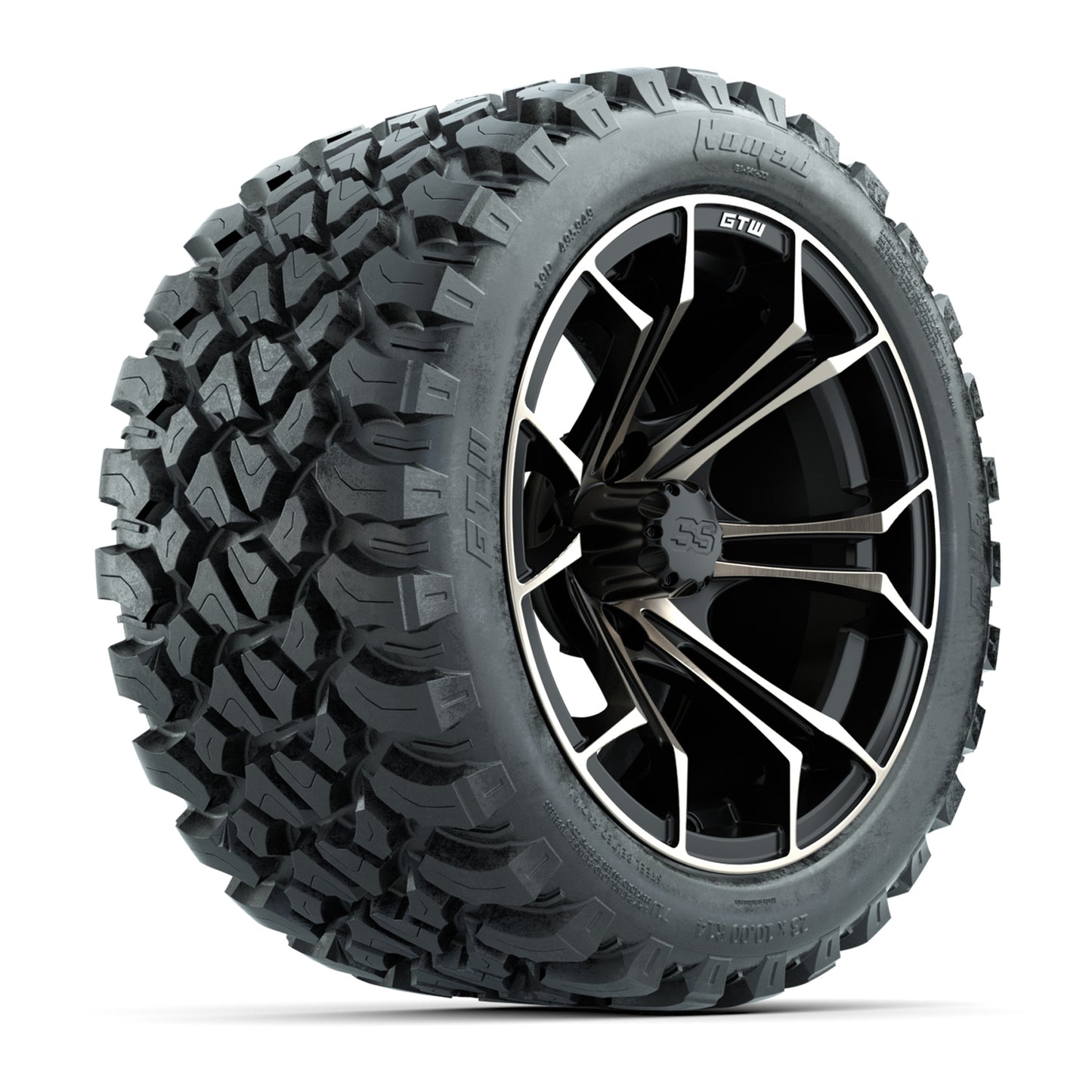 GTW Spyder Bronze/Matte Black 14 in Wheels with 23x10-14 GTW Nomad All-Terrain Tires – Full Set