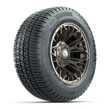 Set of (4) 12 in GTW® Stellar Matte Bronze Wheels with 215/50-R12 Fusion S/R Street Tires