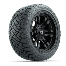 GTW Shogun Gloss Black 14 in Wheels with 23x10.00-R14 Maverick All-Terrain Tires – Full Set