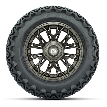 Set of (4) 14 in GTW® Stellar Matte Bronze Wheels with 23x10-14 Predator All-Terrain Tires