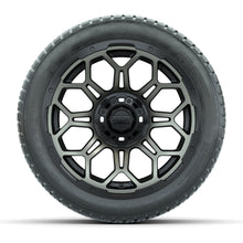 GTW® Bravo Black/Bronze 14 in Wheels with 205/30-R14 Fusion Street Tires – Full Set