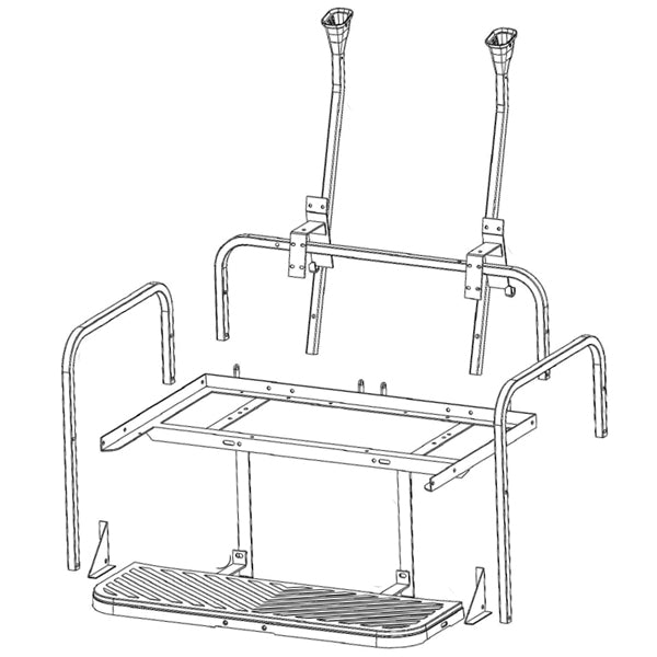 2004-Up Club Car Precedent-Onward-Tempo - GTW Mach3 Flip Seat Frame