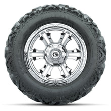 GTW Shogun Chrome 14 in Wheels with 25x10-14 Barrage Mud Tires – Full Set