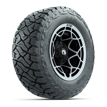 GTW Nexus Black/Machined 12 in Wheels with 23x10.00-R12 Maverick All-Terrain Tires – Full Set