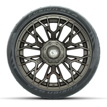 Set of (4) 15 in GTW® Stellar Matte Bronze Wheels with 215/40-R15 Fusion GTR Street Tires