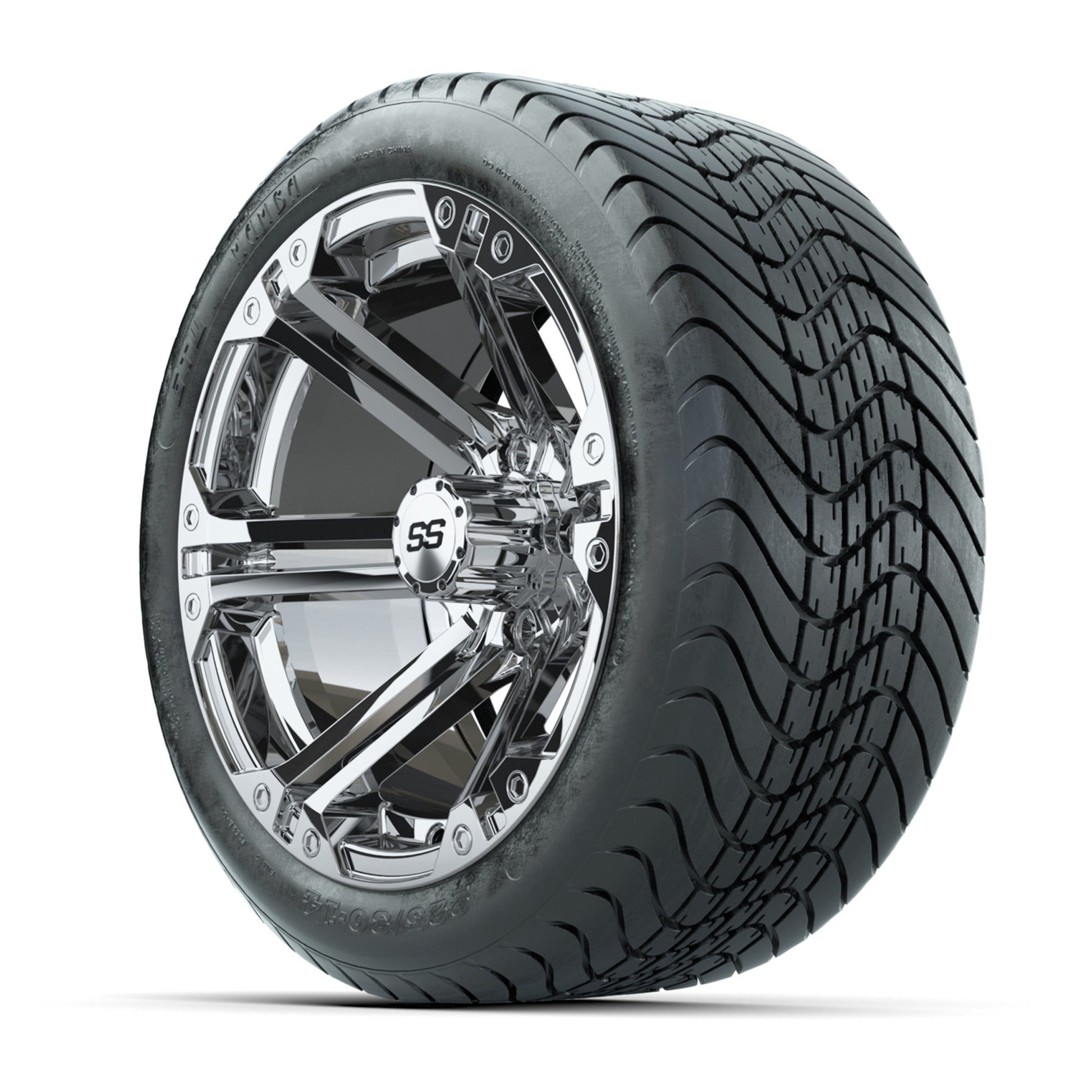 Set of (4) 14 in GTW Specter Wheels with 225/30-14 Mamba Street Tires