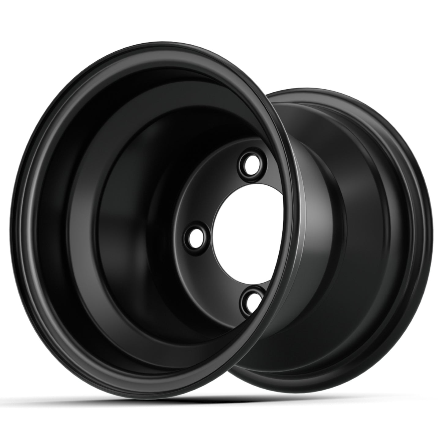8″ GTW Matte Black Steel Wheel (2:5 Offset)