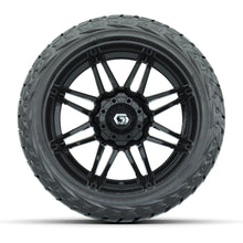 GTW Stealth Gloss Black 14 in Wheels with 23x10.00-R14 Maverick All-Terrain Tires – Full Set