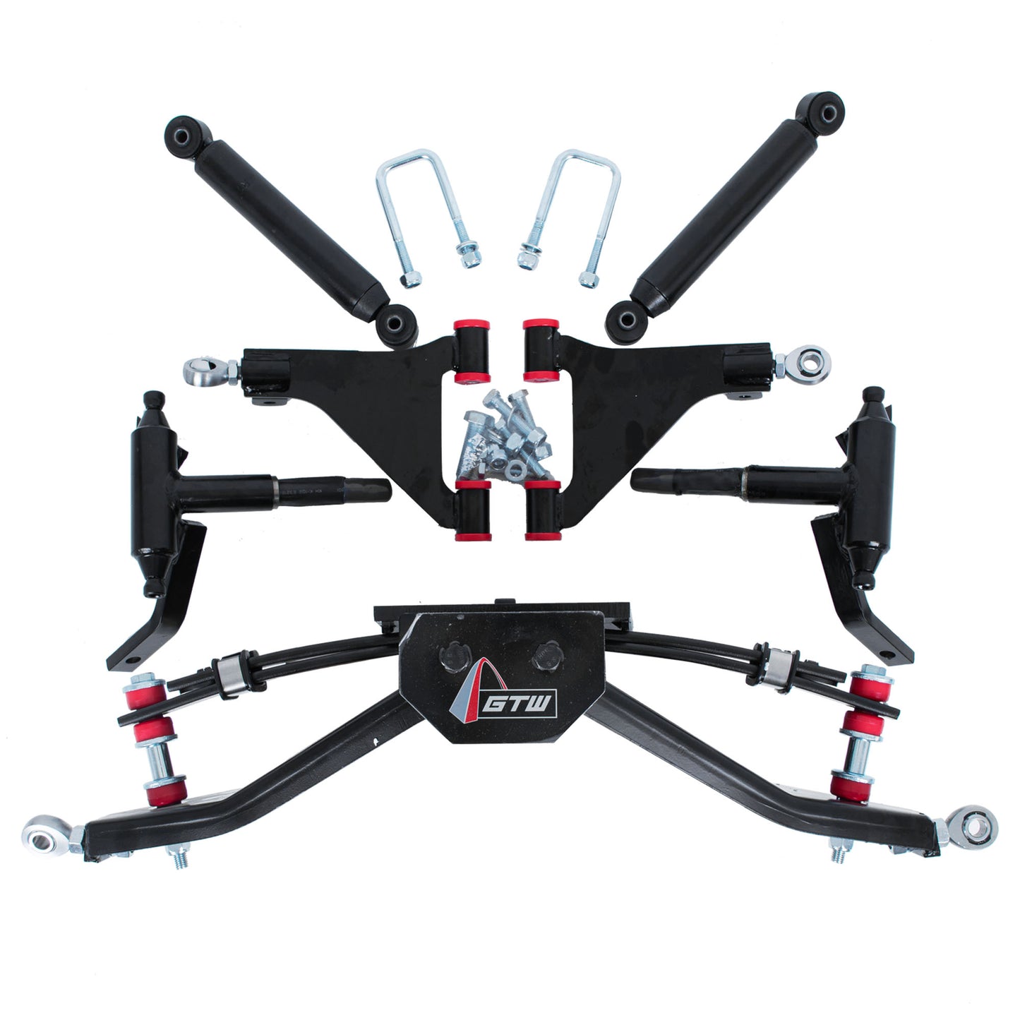 GTW EZGO RXV Electric 4" Double A-Arm Front Lift Kit (Years 2013.5-2022)