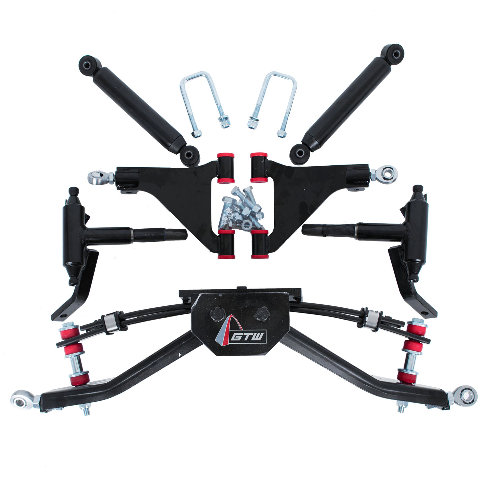 GTW EZGO RXV Electric 4" Double A-Arm Front Lift Kit (Years 2013.5-2022)