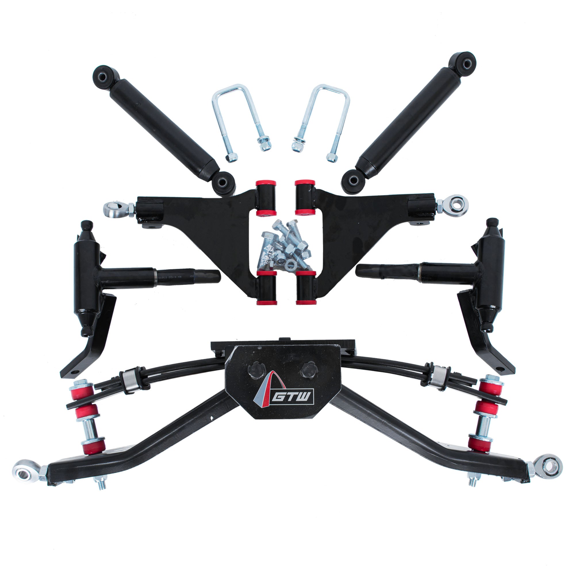 GTW EZGO RXV Electric 4" Double A-Arm Front Lift Kit (Years 2013.5-2022)