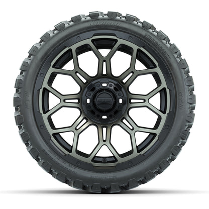 Set of (4) 15″ GTW Bravo Bronze Wheels with 23x10-R15 Nomad All-Terrain Tires
